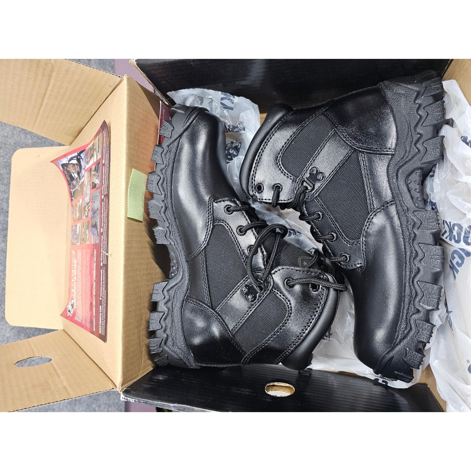 Rocky Alpha Force Waterproof Duty Boots FQ0004167 Black Women’s Size 9.5M
