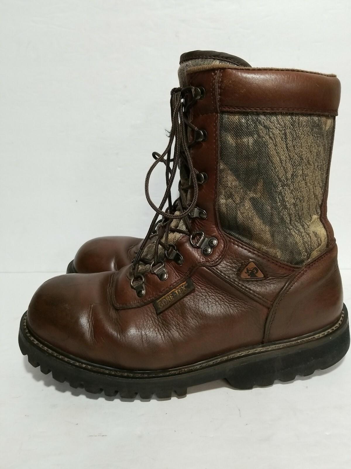 ROCKY THINSULATE ULTRA 800GRAM GORE-TEX HIKING HUNTING BROWN LEATHER MENS 11.5W