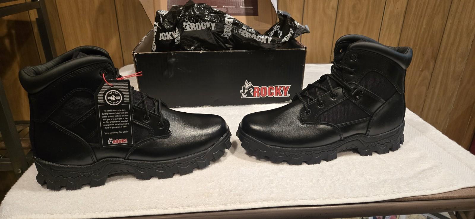 Rocky Alpha Force Waterproof Public Service Boot Men’s Size 10.5