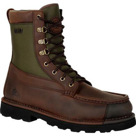 Rocky Men’s 8″ Upland Waterproof Outdoor Boot Brown – RKS0486, Brown
