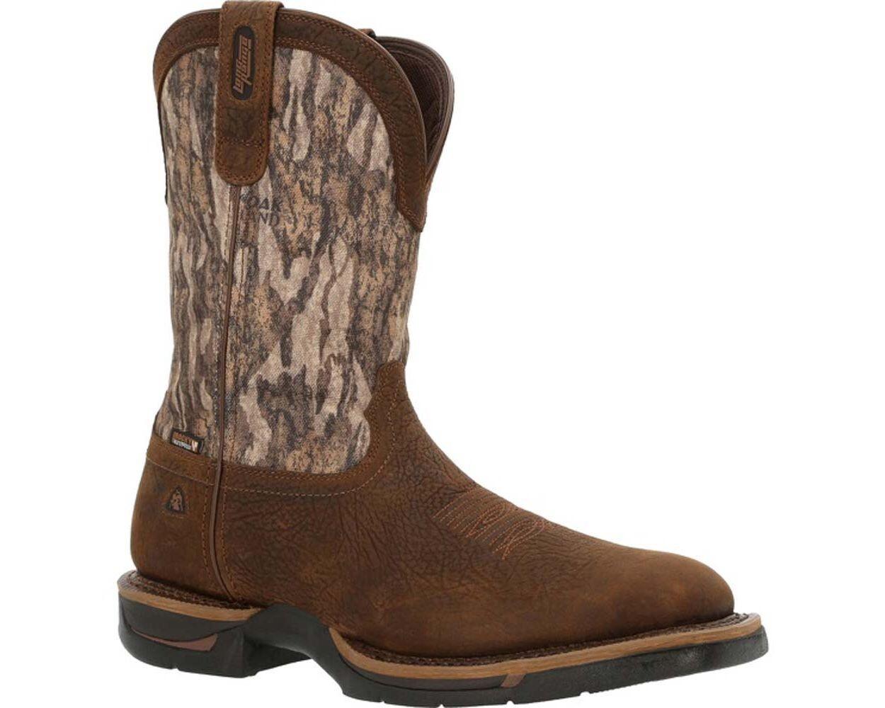 Men’s Rocky Long Range 11″ Waterproof Western Boot SIZE 11 (RKW0358) Mossy Oak