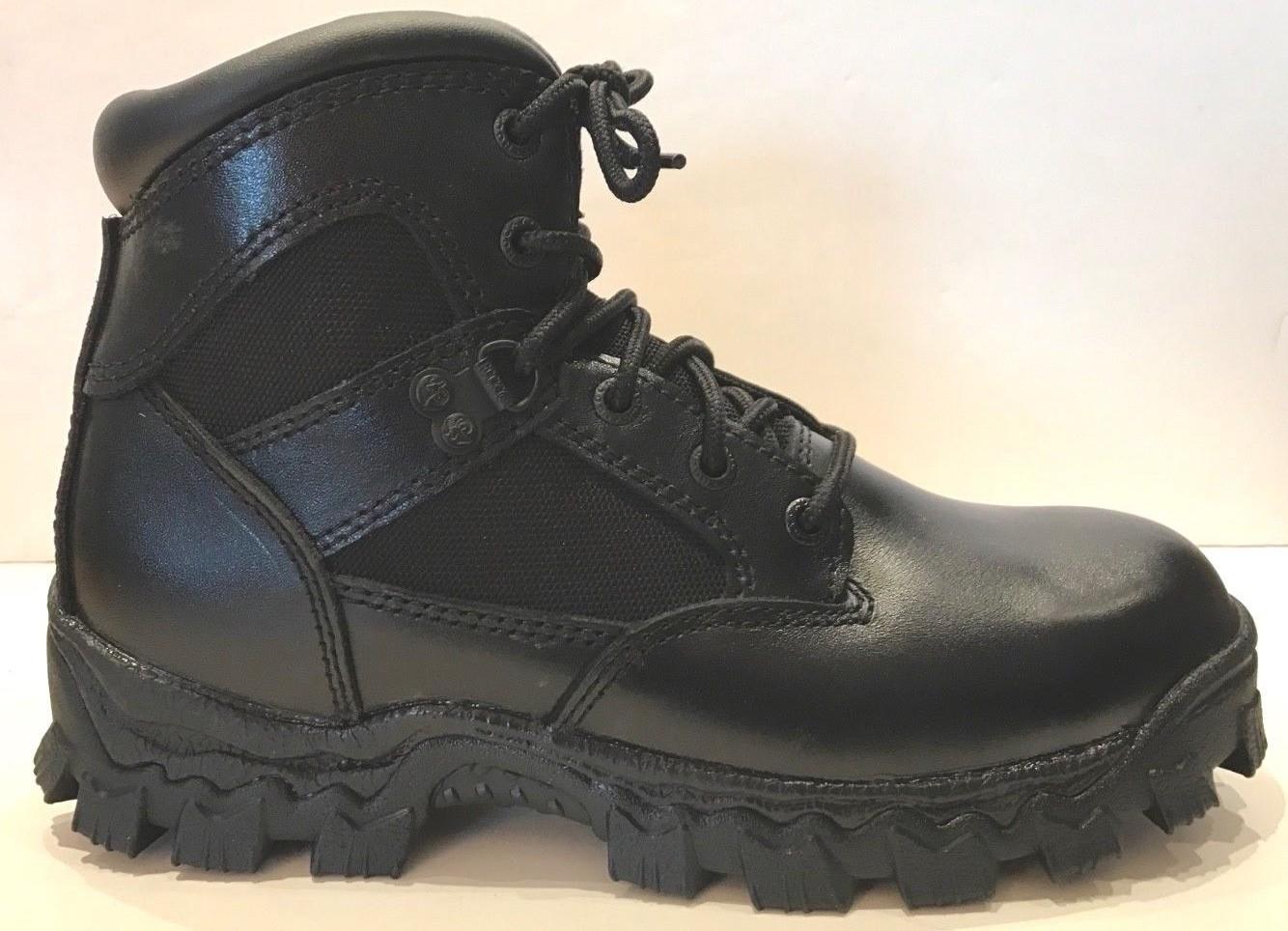 New Men’s Rocky ALPHA FORCE Comp Toe Black Boot – 2167 – Medium Sizes 3 – 8.5 M