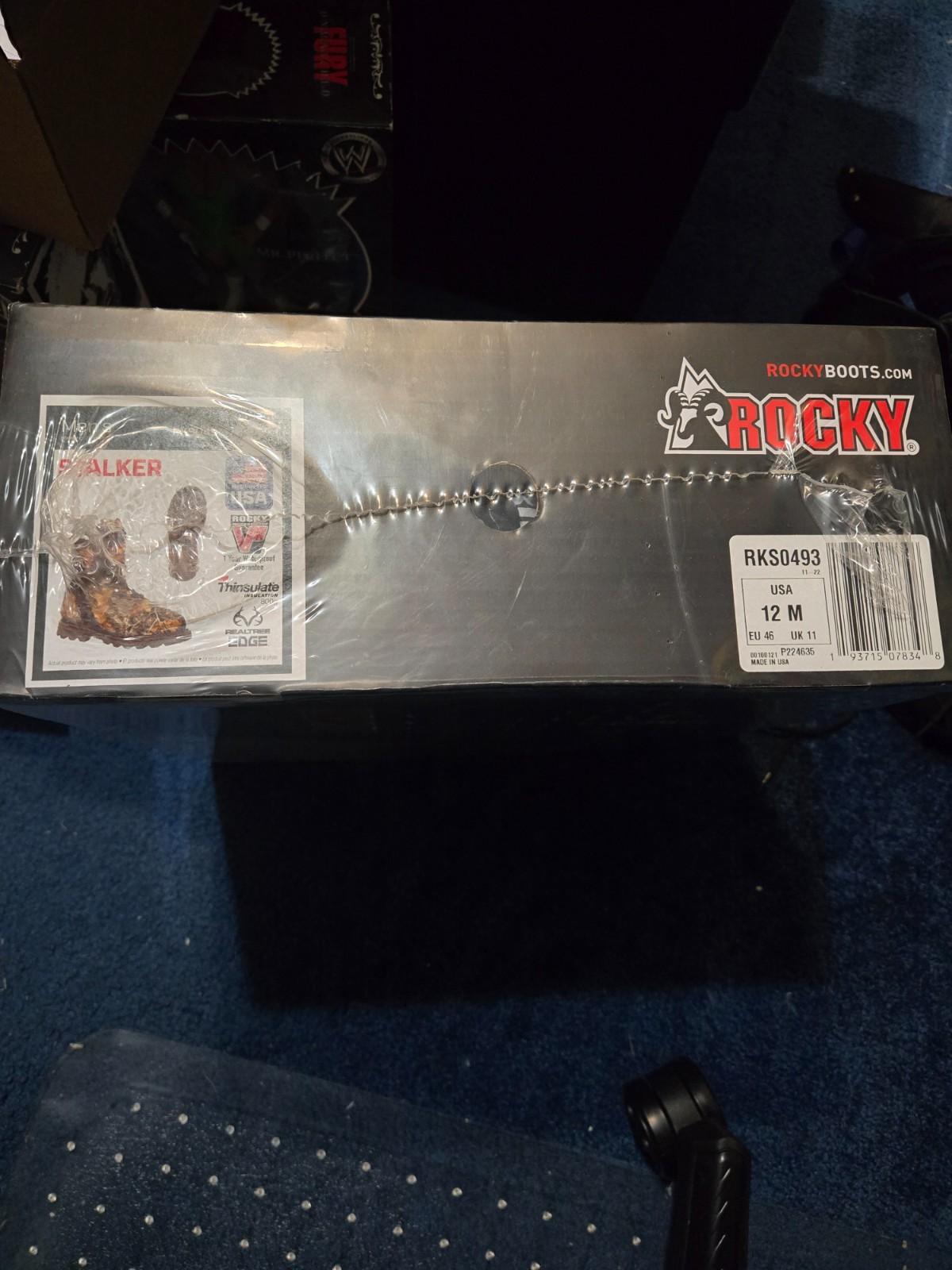 Rocky Stalker Waterproof 800G Insulated Outdoor Boot New In Box