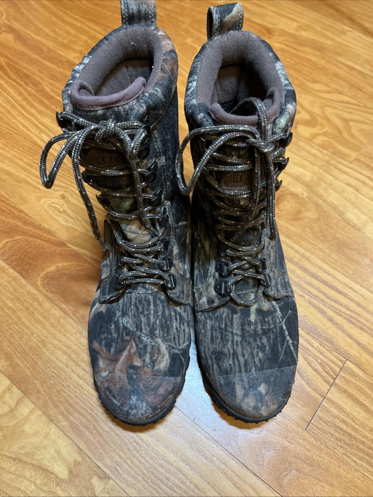 Rocky Camo Prowler Waterproof 800 Grams Thinsulate 8.5 M Hunting Lace up Boots
