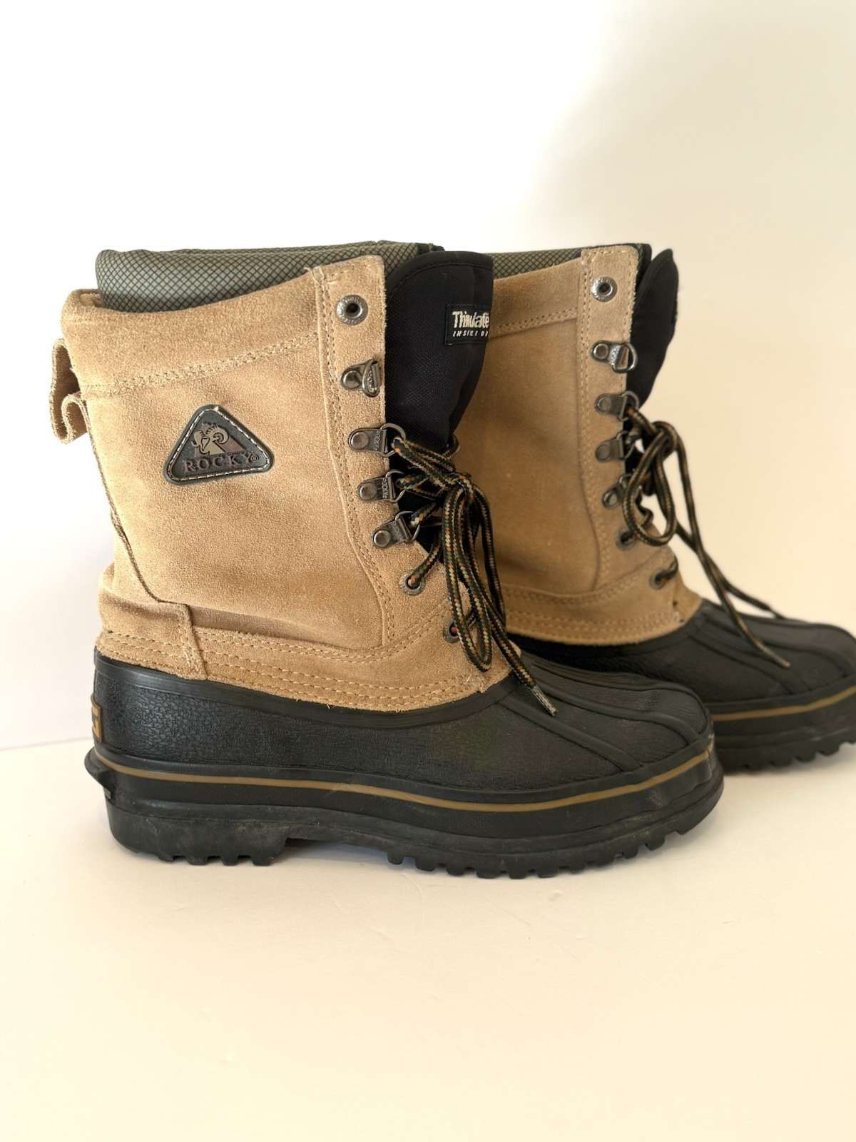 Rocky Thinsulate Ultra Insulated Winter Waterproof Hunting Boots #7856 Men’s 8M