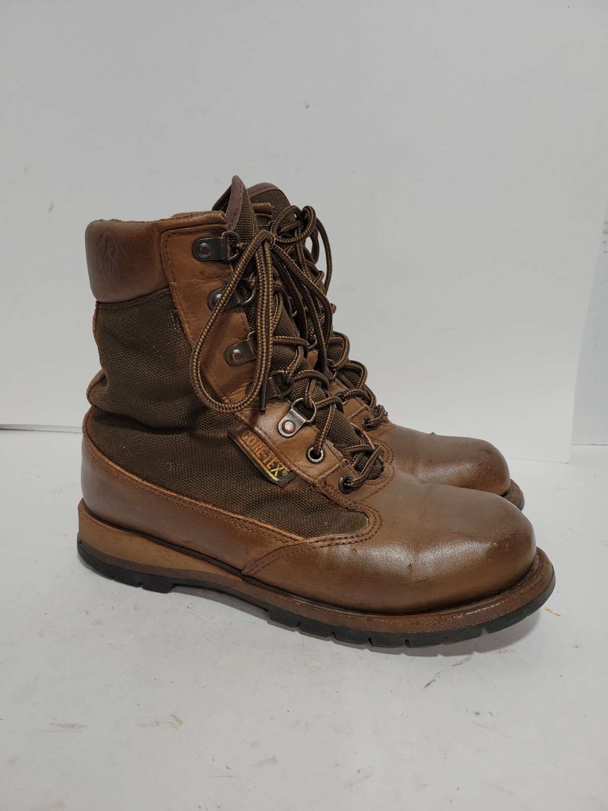 ROCKY BROWN LEATHER GORE-TEX HUNTING HIKING LADIES 7.5M BOOTS