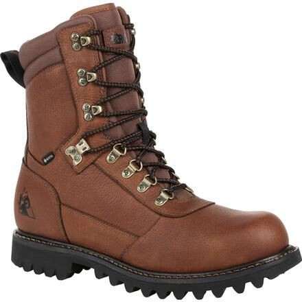 Rocky Men’s 8″ Ranger Waterproof 800g Insulated Outdoor Boot Brown – RKS0438, Br