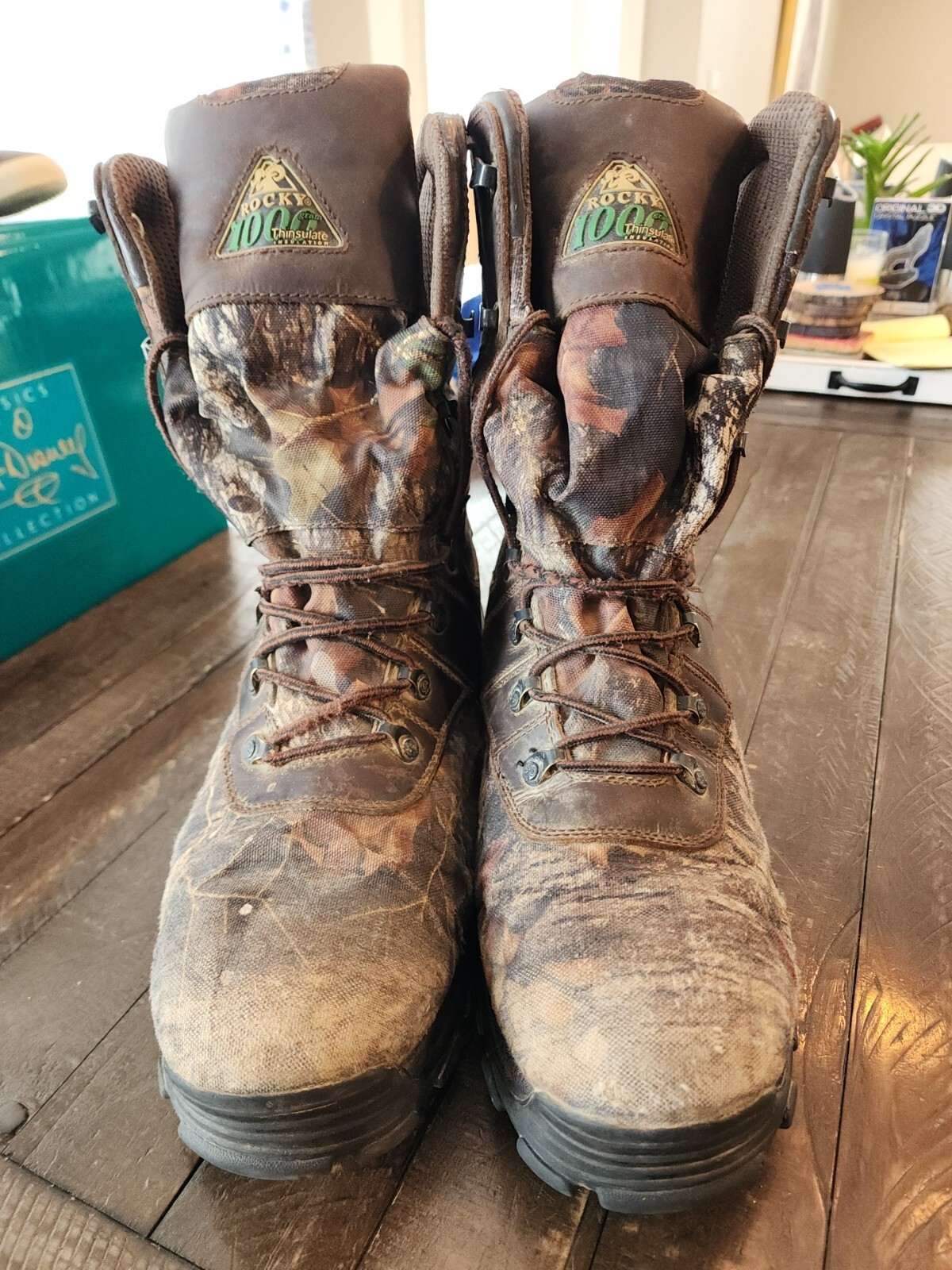 ROCKY SPORT 9″ UTILITY CAMO 1000G INSULATED WATERPROOF BOOTS 7481 – SIZE 11.5 W