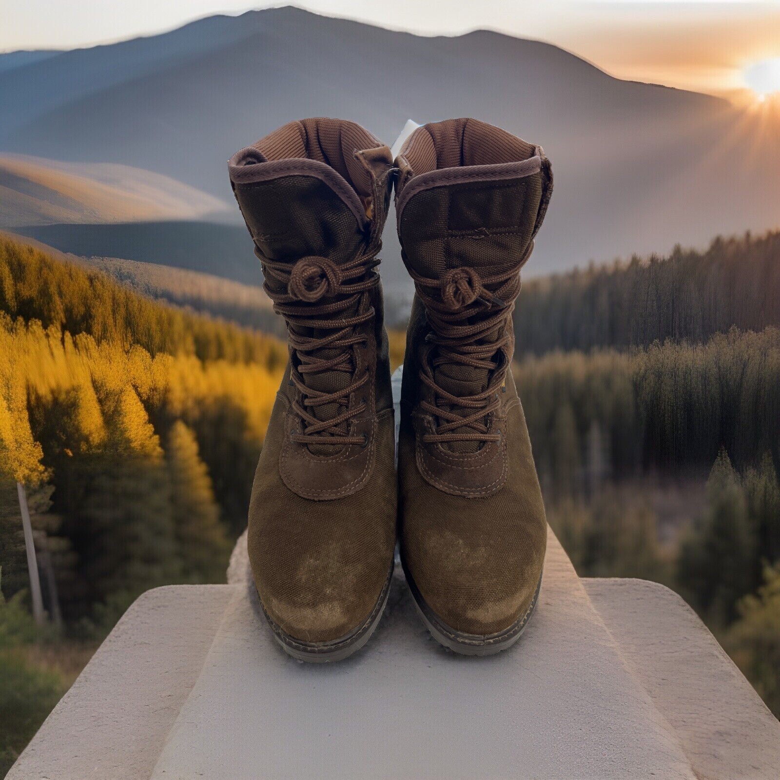 Rocky Mens Brown Gore Tex  Hunting Work Boots Size~6 MW