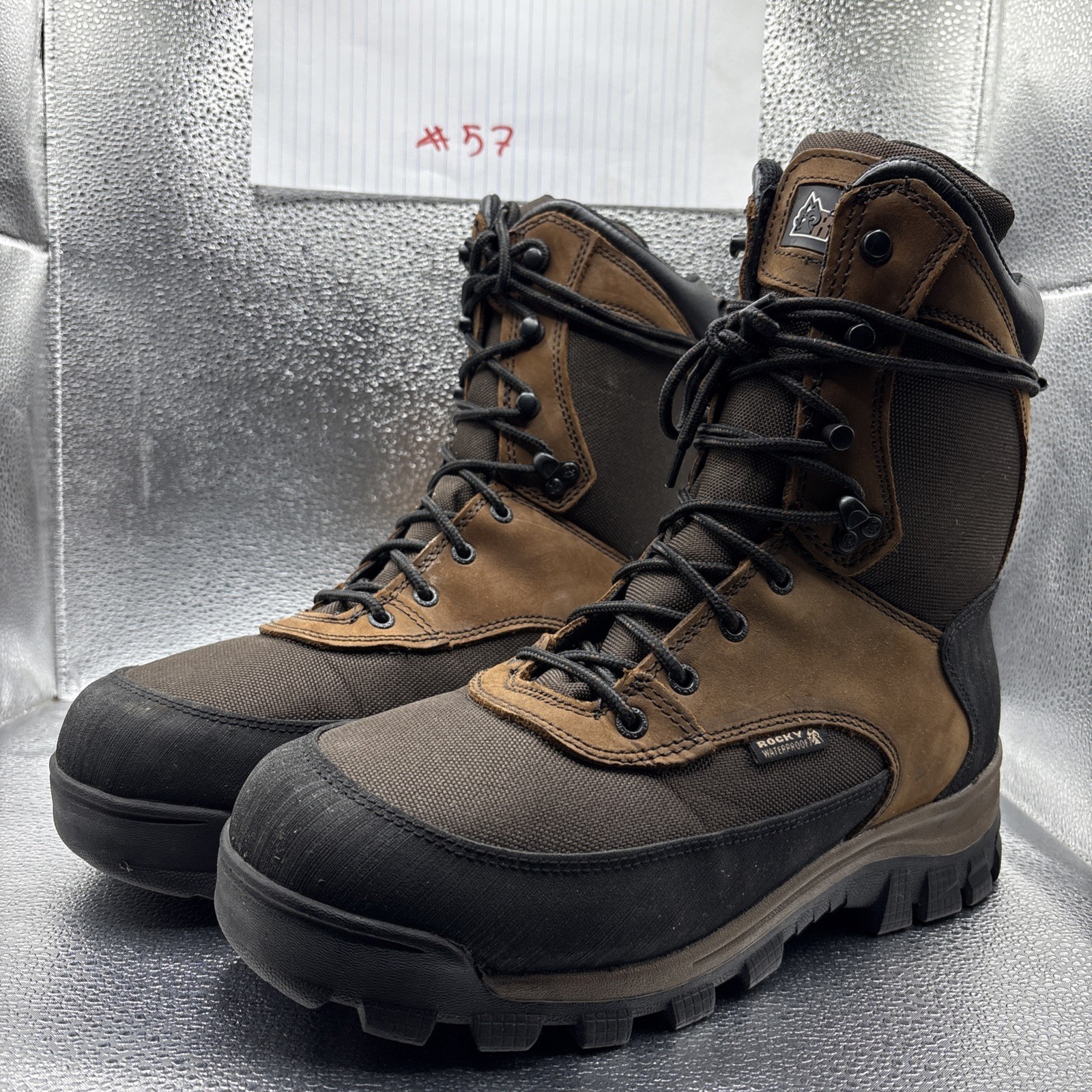 Rocky Core 800 Gram Thinsulate Ultra Waterproof Leather Boots Mens EU 43 US 10 M