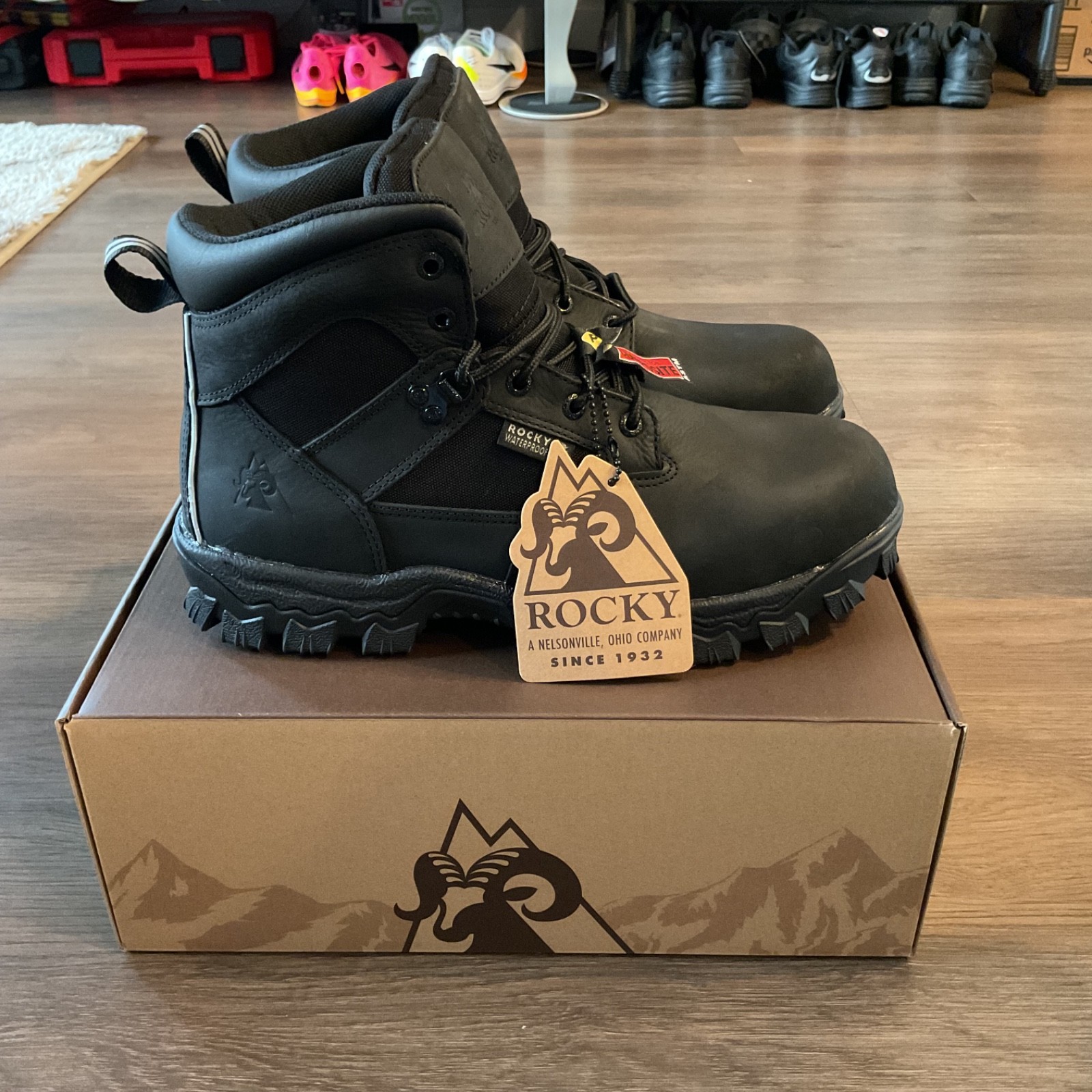 Rocky Alphaforce Waterproof Duty Boot- Composite Top- Men’s Size 9.5 New