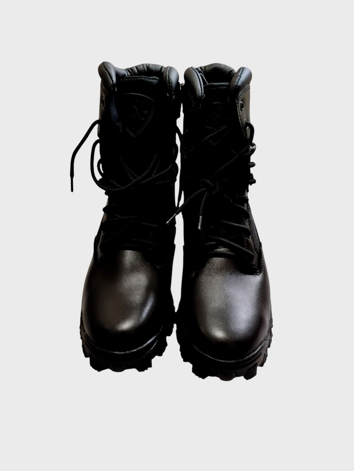 2173-8′ Rocky Alpha Force Zip Waterproof Men’s Boots Black Leather Nylon  8.5 M