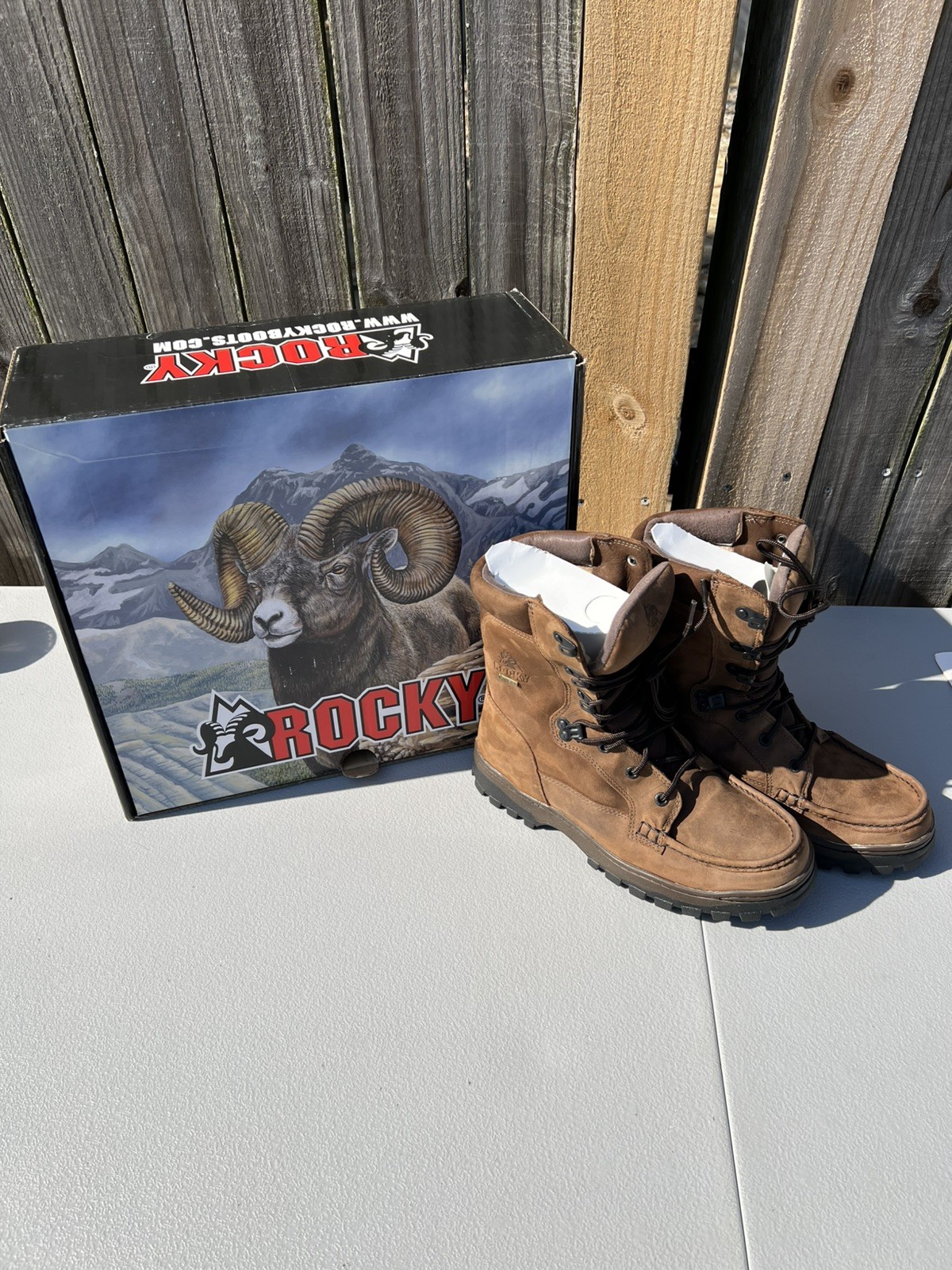 ROCKY OUTBACK GORE-TEX WATERPROOF 8″ HIKER BOOTS 8729 SIZE 8M NEW!!