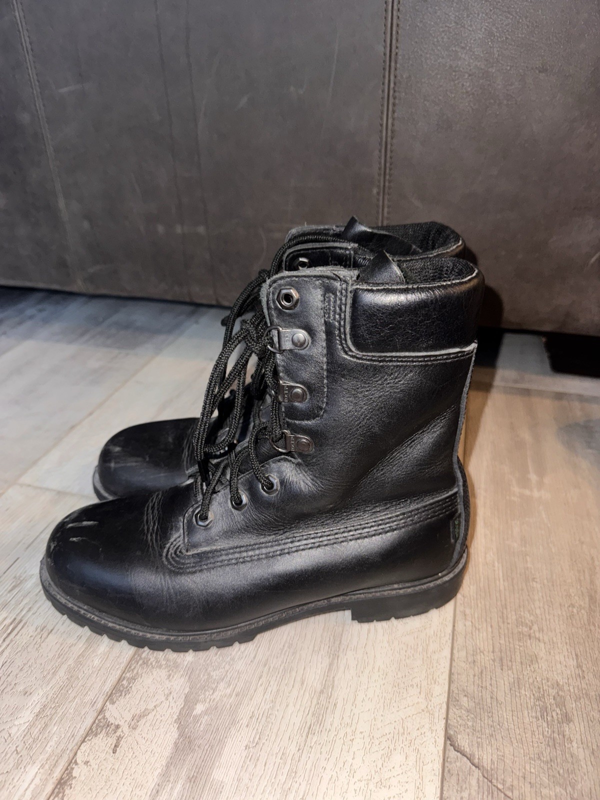 Rocky Mens Black Military, Hunting, Hiking Plain Toe Boots Size 7.5 M USA