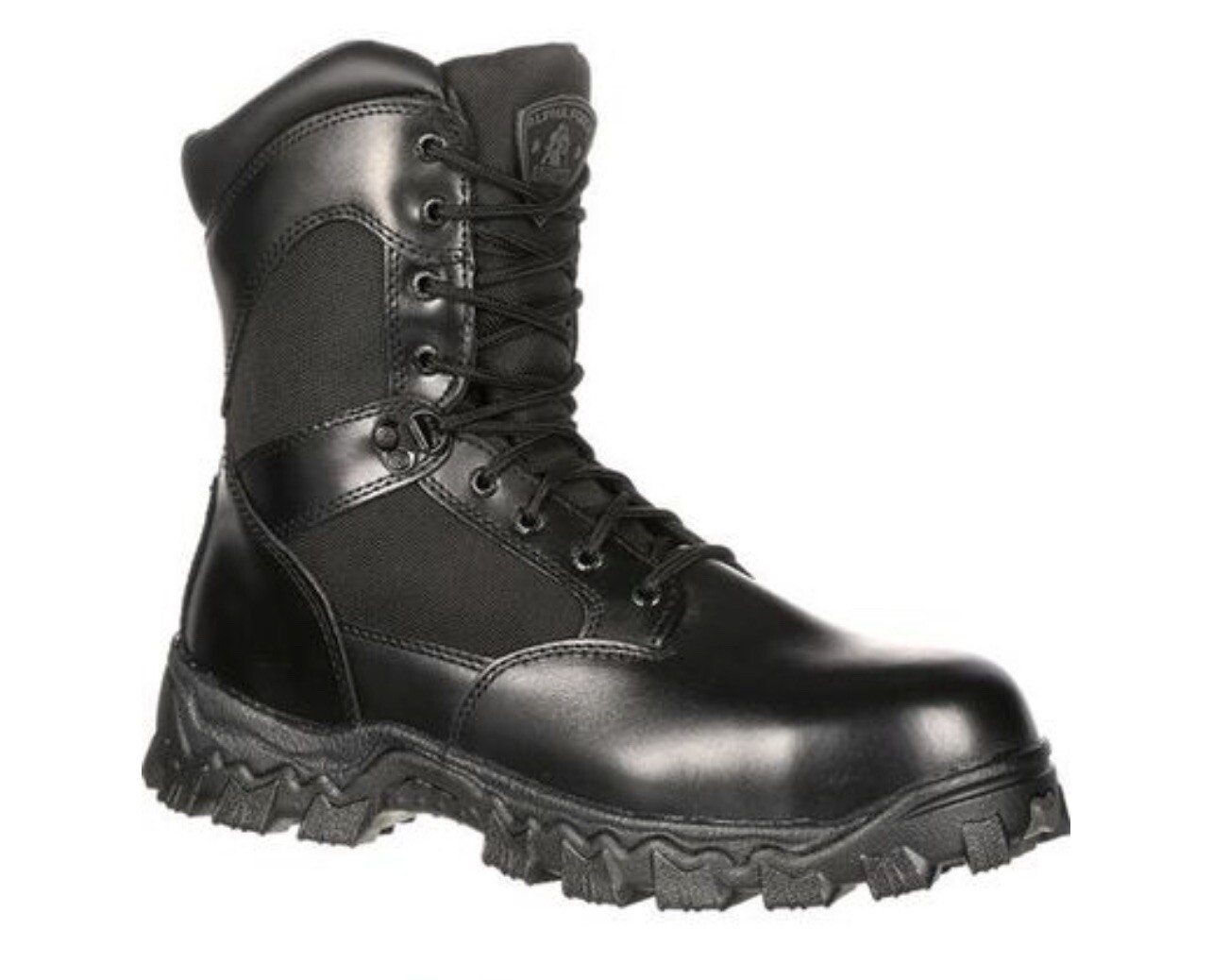 2173 – 8” Rocky Alpha Force Zipper Waterproof Tactical Leather Boot