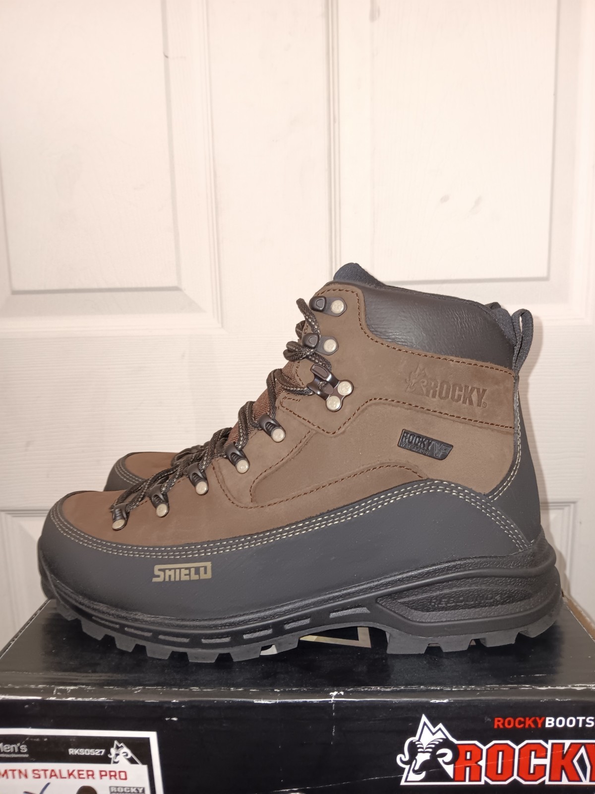 Rocky Mtn Stalker Pro Boots RKS0527 Men’s Size 10 M Soft Toe Brown NIB