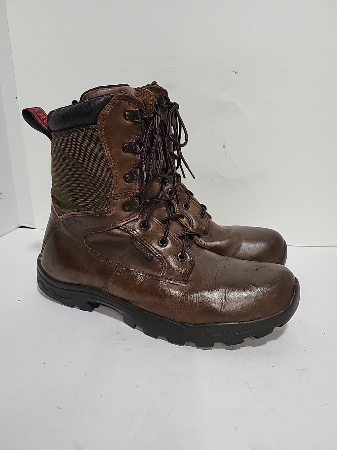 ROCKY 1575 BROWN LEATHER 8″ GORE-TEX WORK HUNTING HIKING MENS 11M BOOTS