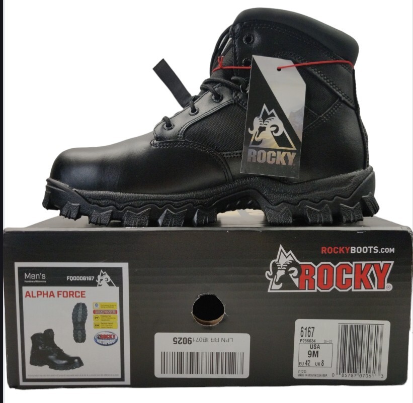 Rocky Men’s Alpha Force Military and Tactical Boot US Size 9