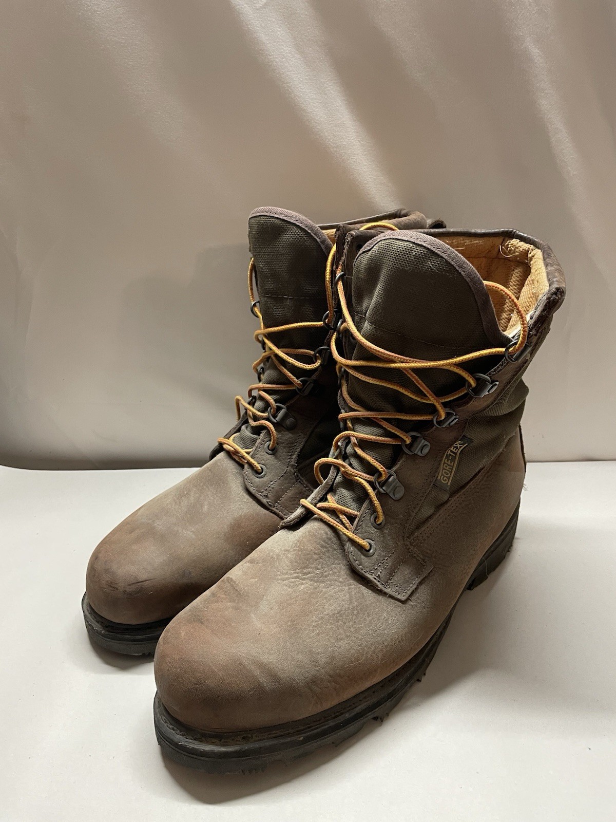 Rocky Boots 6039 Gore-tex 600g Thinsulate Brown Leather Work boots Size 12 EW