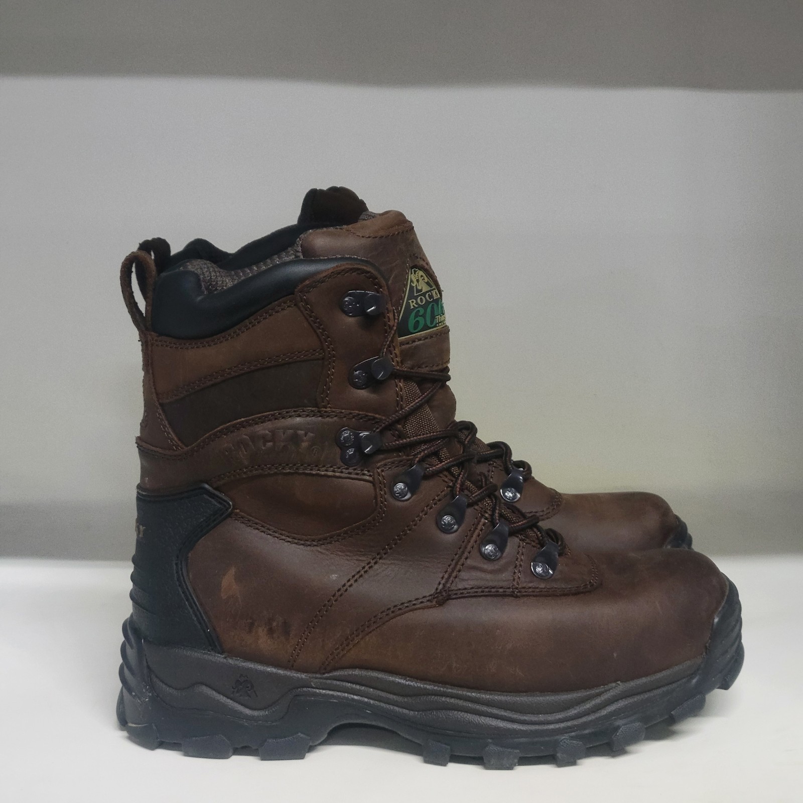 Rocky Sport Utility 600G Insulated WP Soft Toe Boot Brown Mens Size 9M