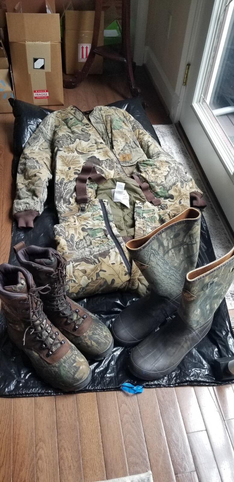 Mens Camo Hunting Gear Rocky Boots