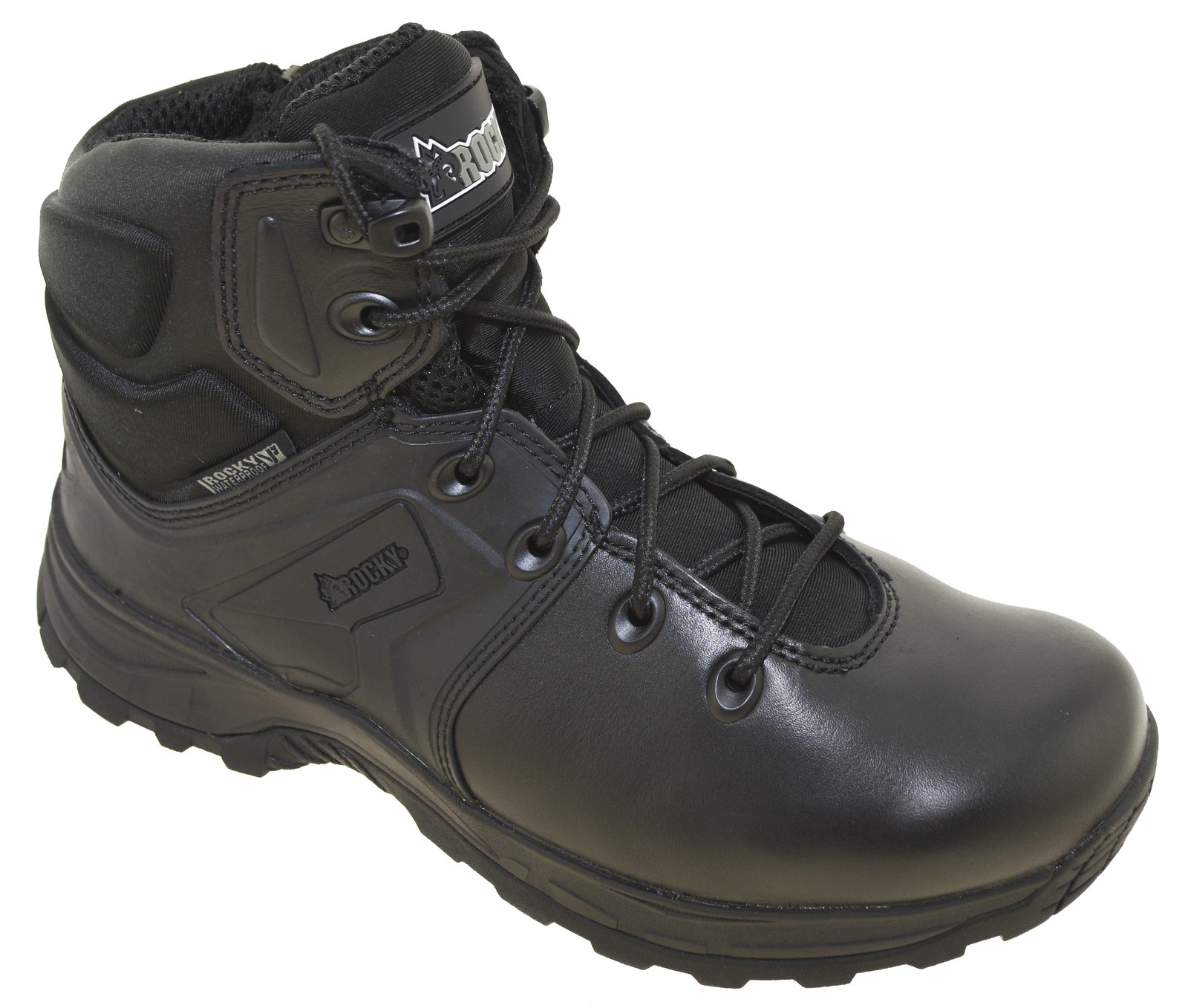 Rocky Men’s 6″ Alpha Tac Waterpoof Tactical Boots Black Style RKD0040