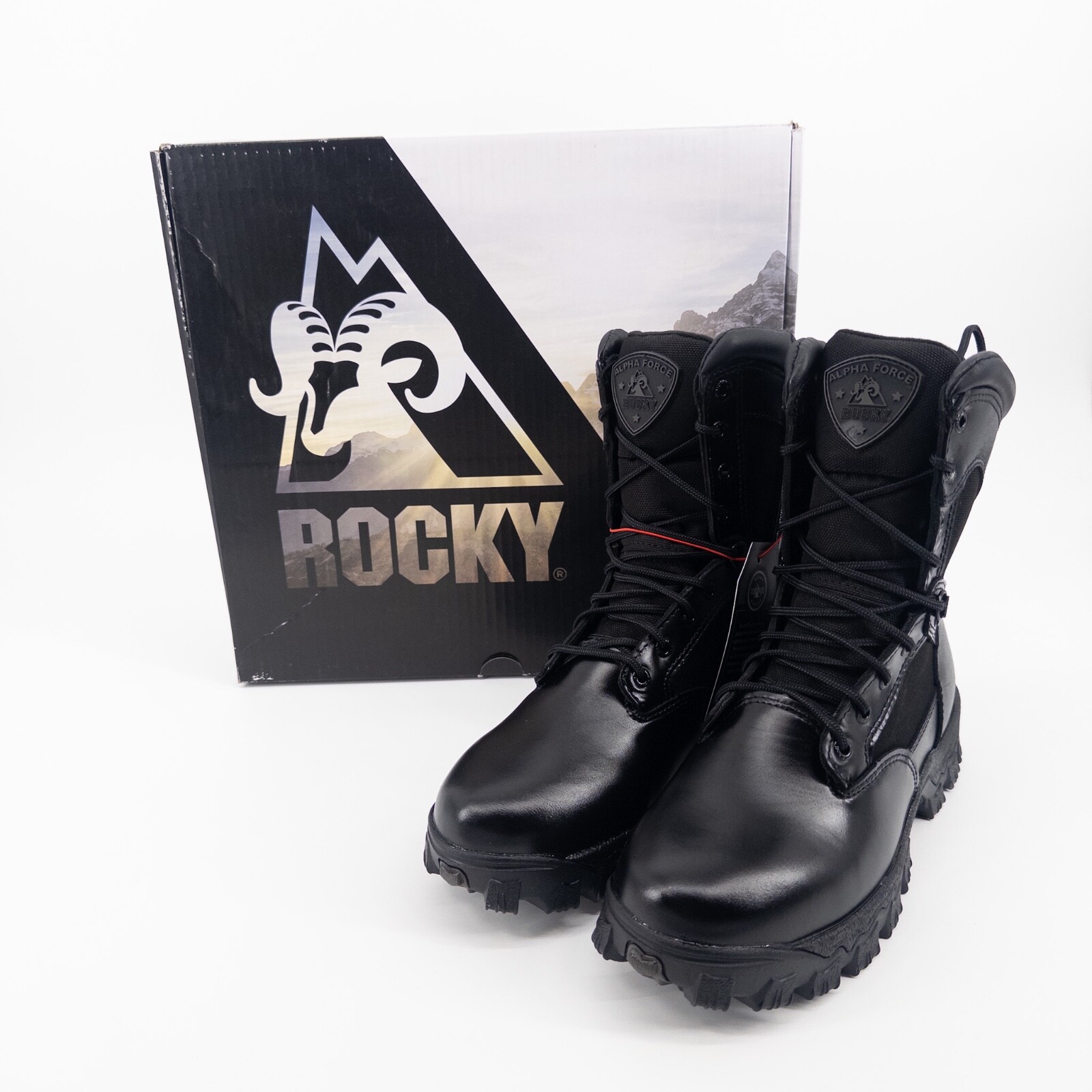 Rocky Mens Alpha Force Waterproof Public Servant Boots