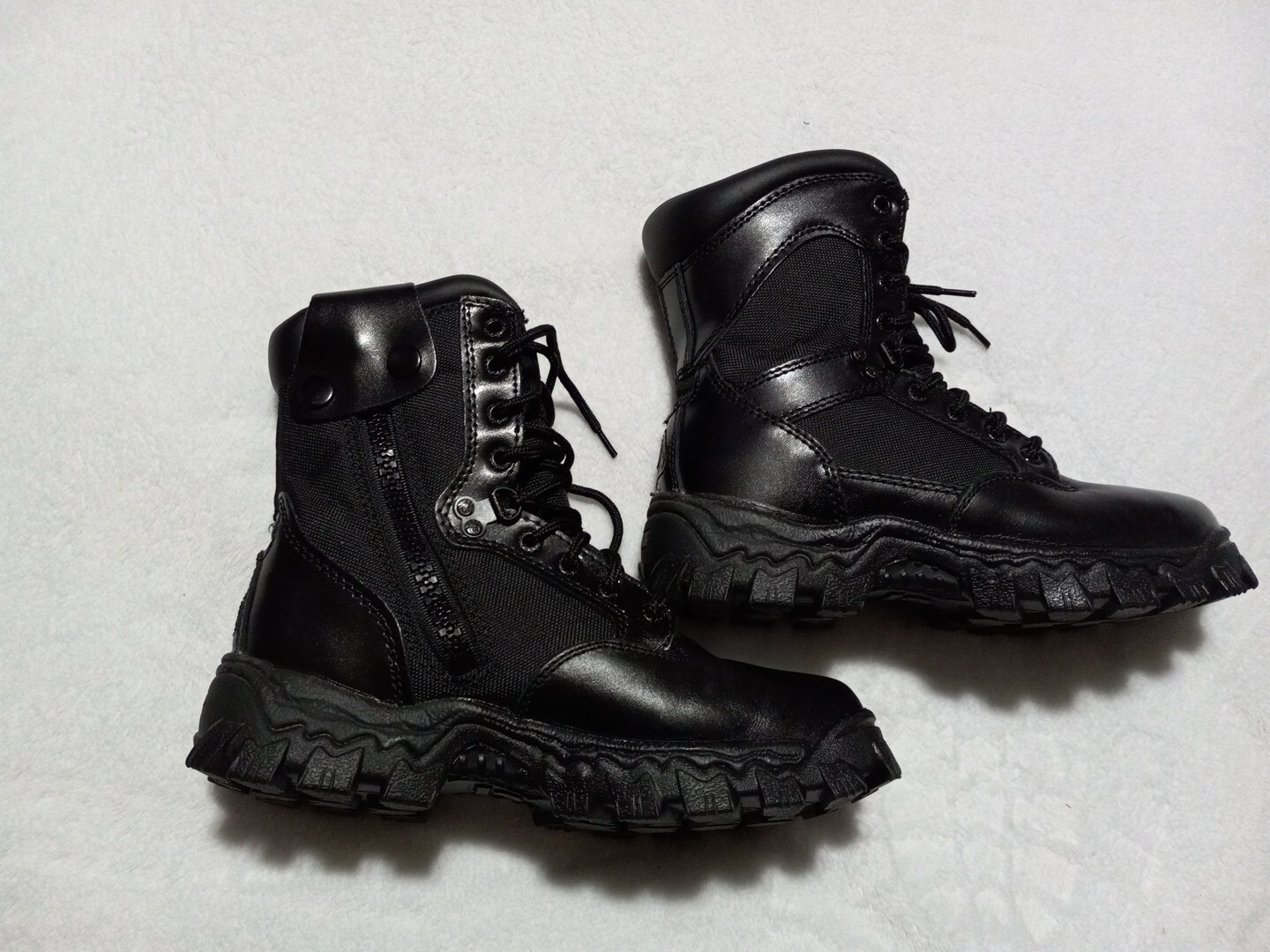 Rocky Alpha Force Zipper Waterproof Public Service Boots Size 5 Men