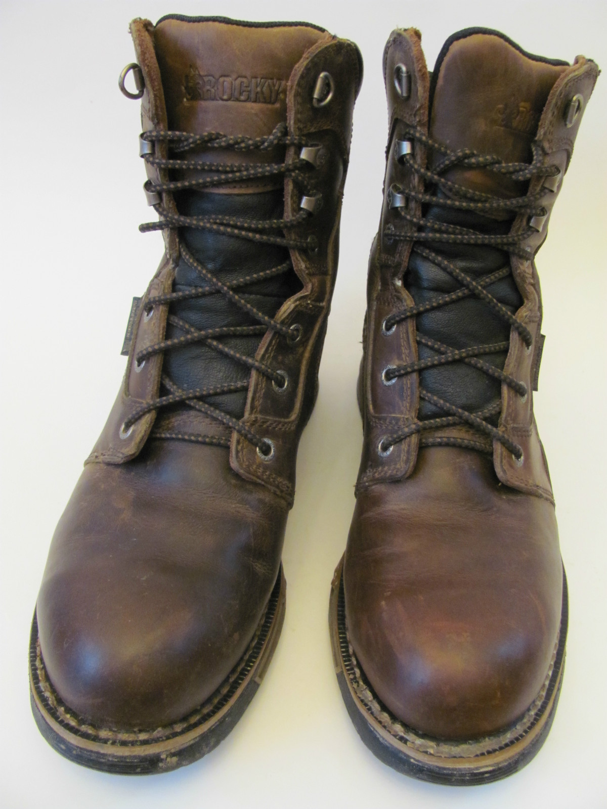 Rocky Men’s Aztec 8″ Waterproof Steel Toe Work/Hunting Boots Men’s Size US9M/UK8