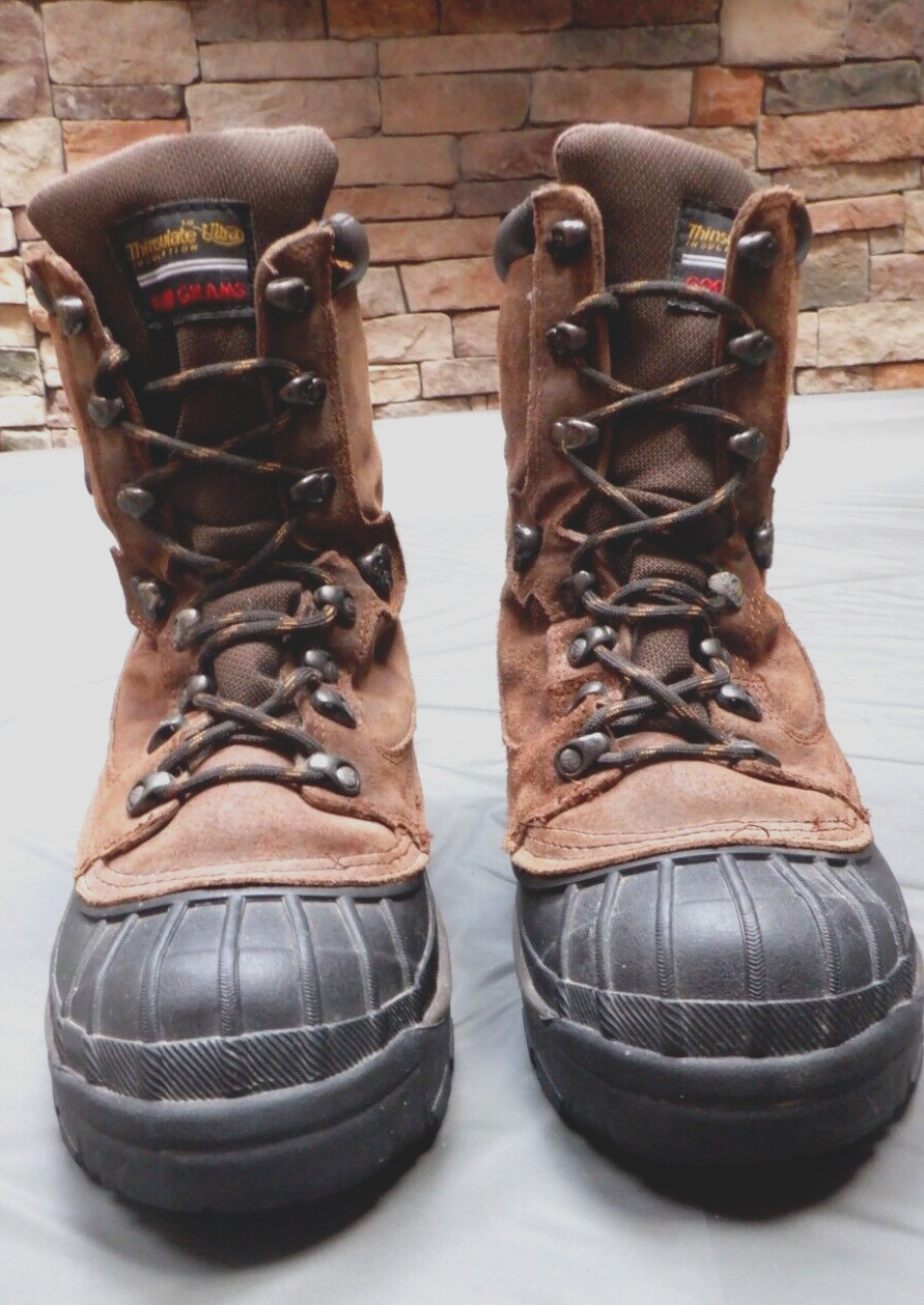 Rocky 7655 Men’s Thinsulate Ultra  600 Grams Waterproof  Outdoor Boots   Size 8M
