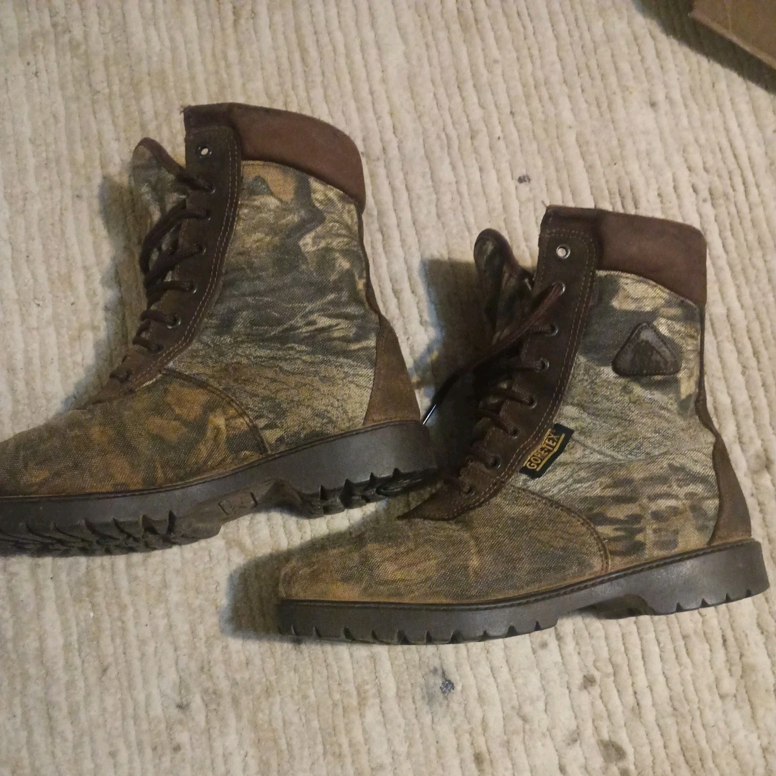 ROCKY WILDCAT THINSULATE GORE-TEX® WATERPROOF CAMO hunting/hiking BOOTS  Sz 8