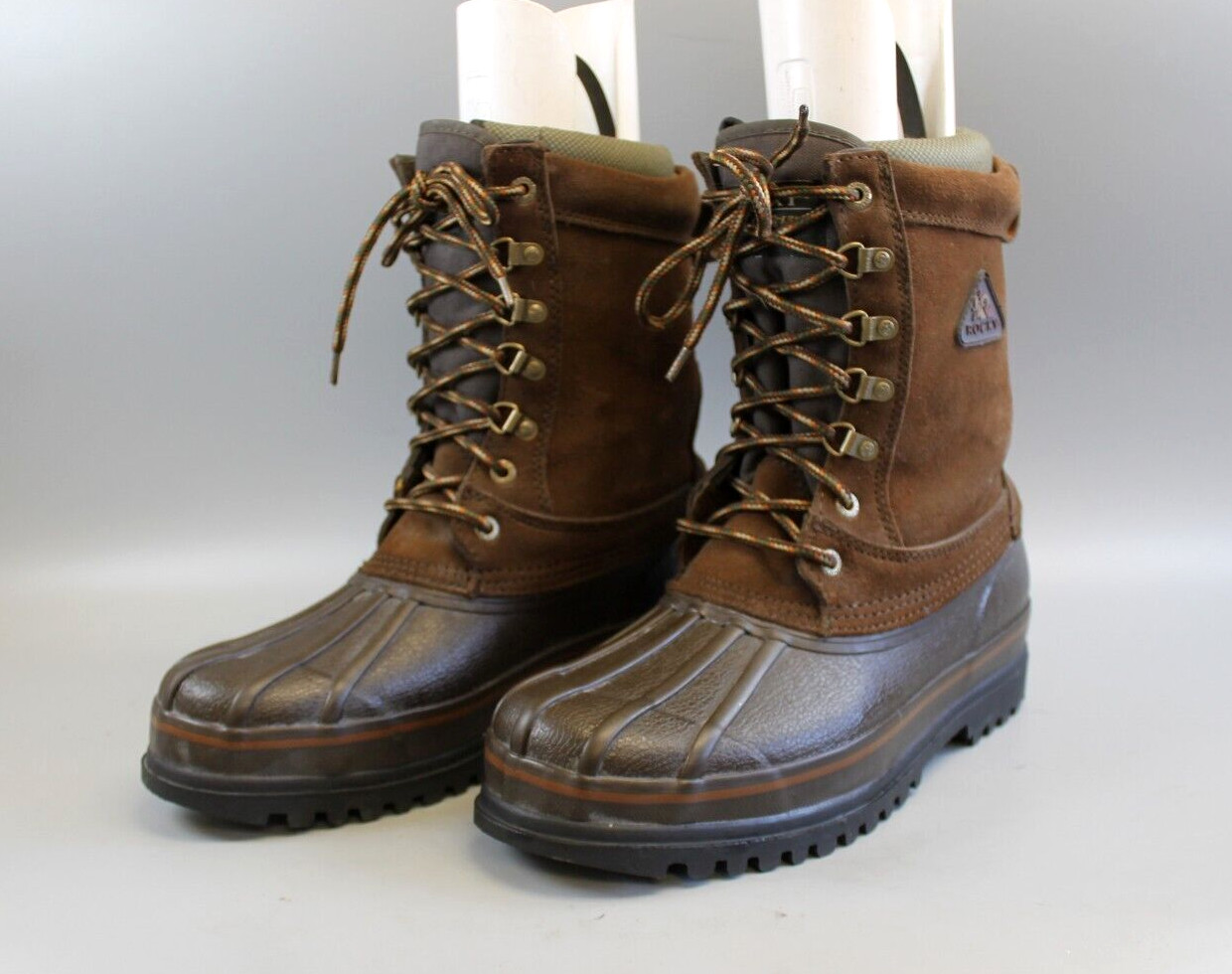 ROCKY 7758 Jasper Trac Insulated Hunting Winter Snow Duck Boots Men’s US 10M