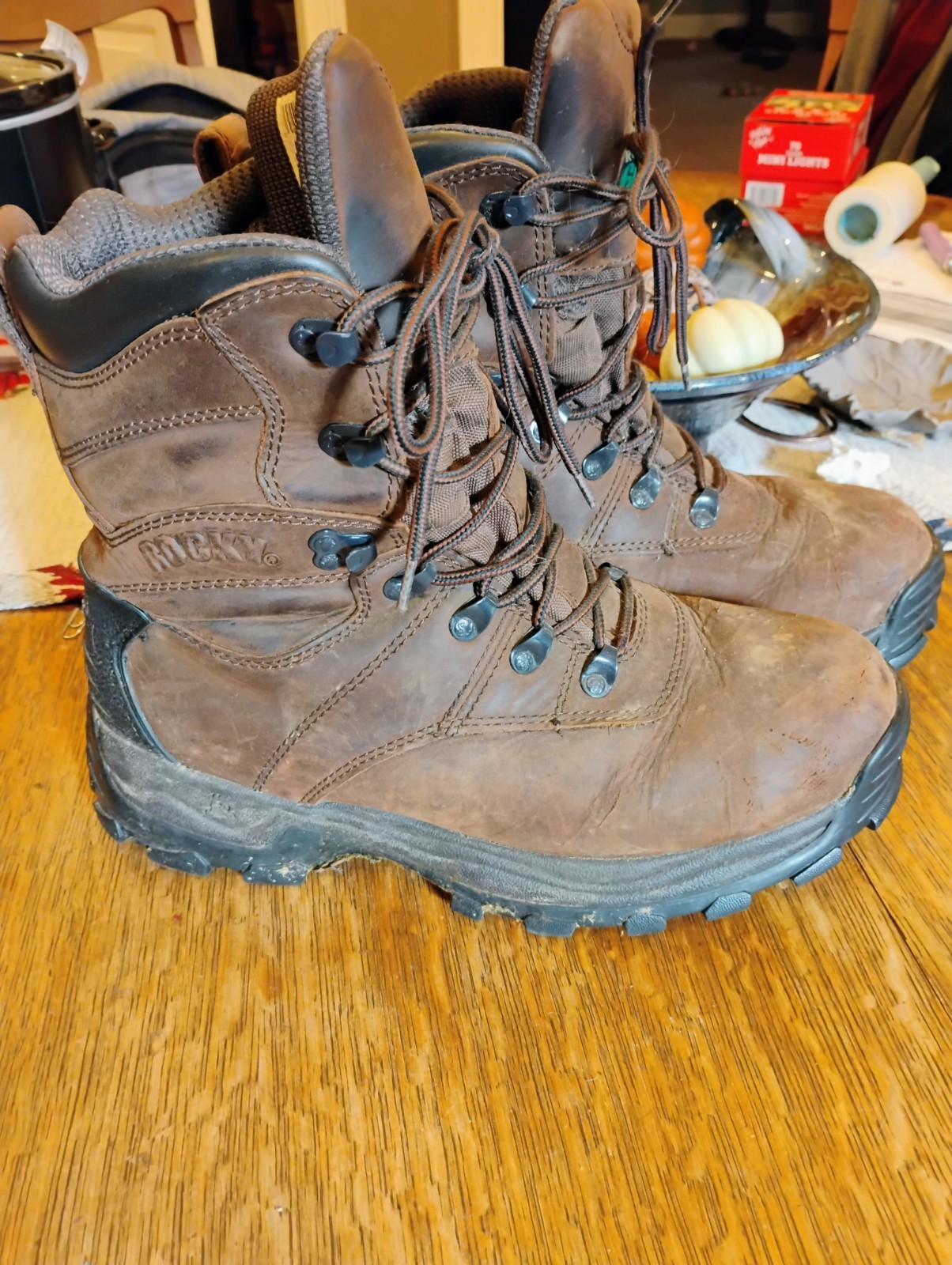 Rocky 7″ Utility 600G Mens 11.5 W Insulated Waterproof Leather Boot FQ0007480