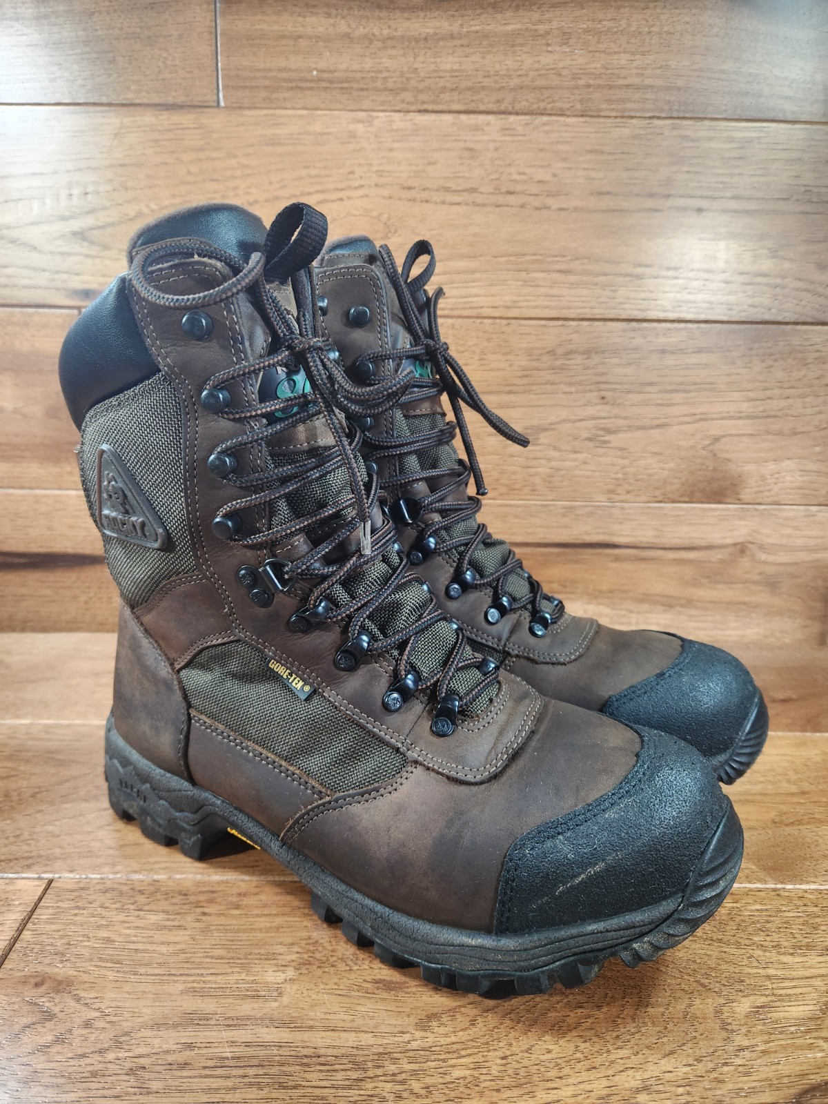 ROCKY Timberwolf Pro Hunter Boots 800g Thinsulate Insulation Gore-Tex Wide Sz 9W