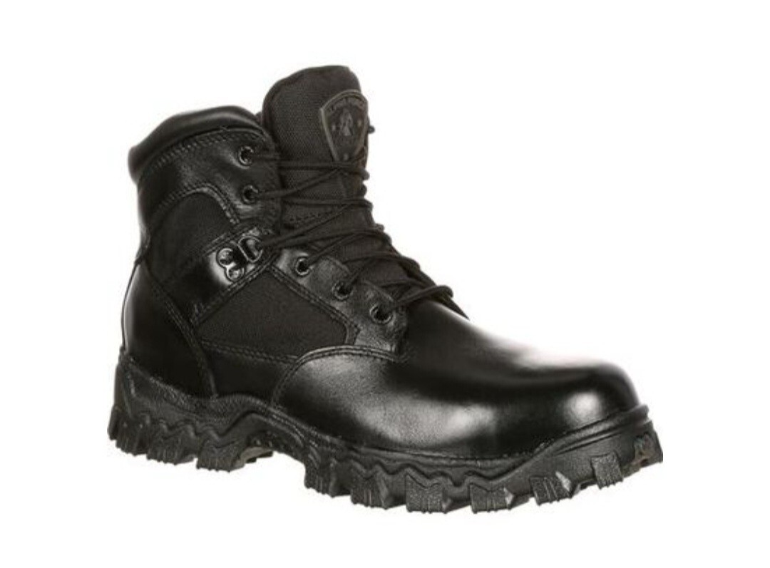 Rocky Men’s 2167 Alpha Force Duty Boot 6 Inch Black Waterproof Size 8M