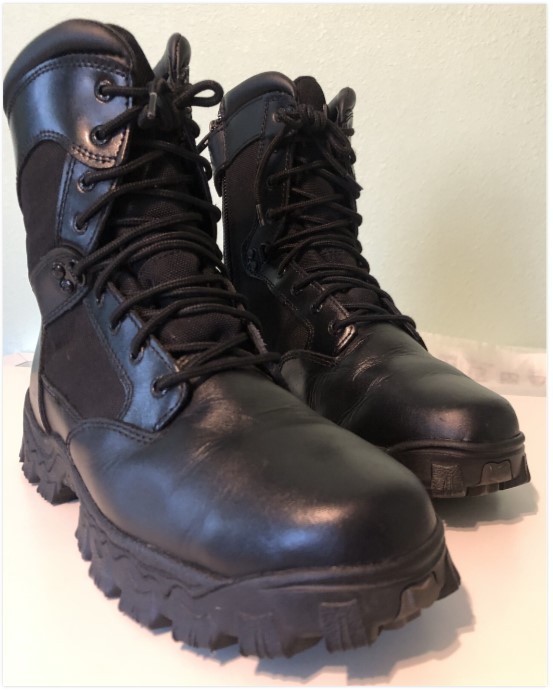 Rocky Alpha Force Men’s 8″ Waterproof Tactical Duty Boots Black Leather SZ 10.5M
