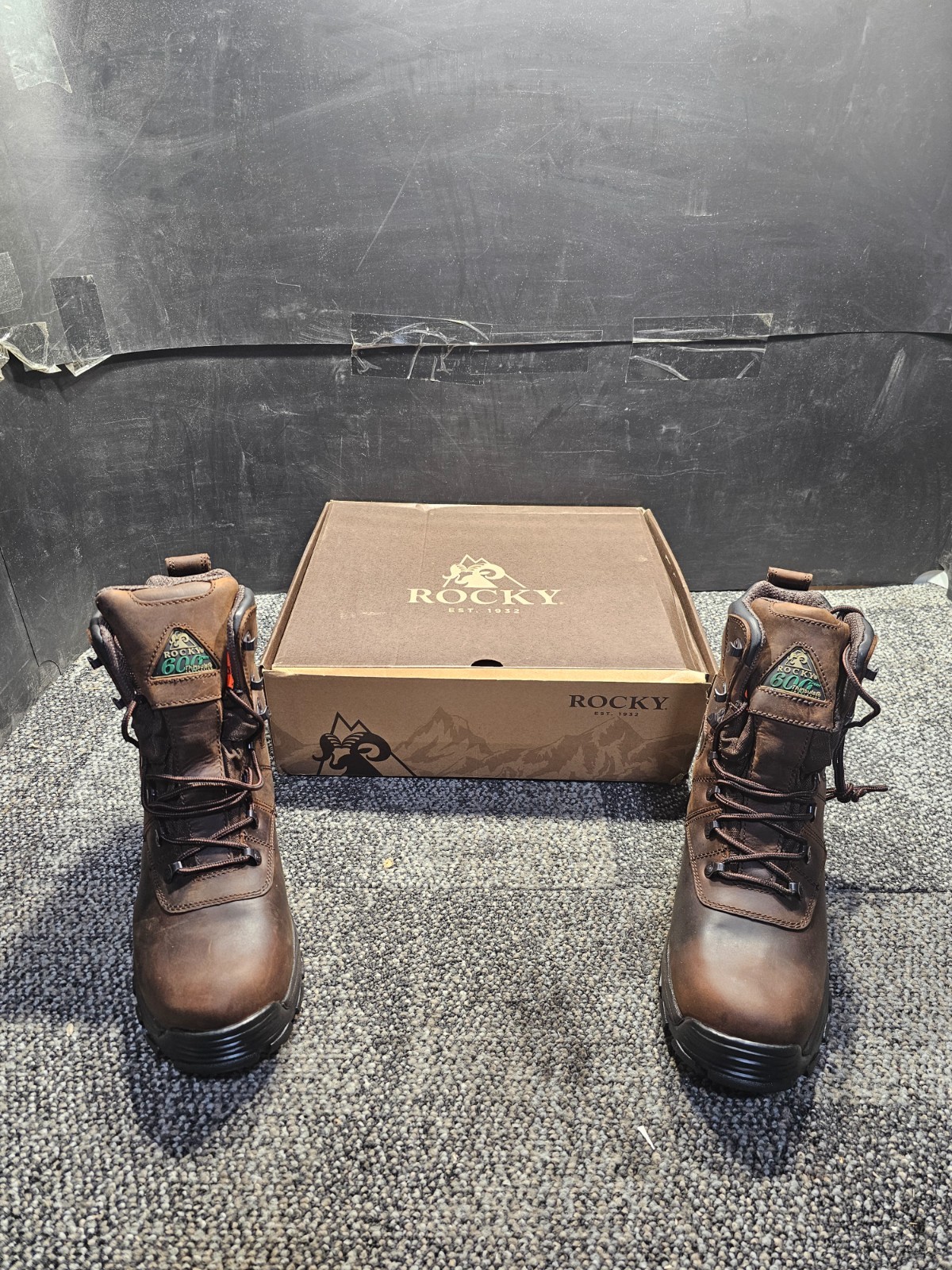 ROCKY FQ0007480 SPORT UTILITY PRO 600G INSULATED WATERPROOF BOOTS SIZE US 11M