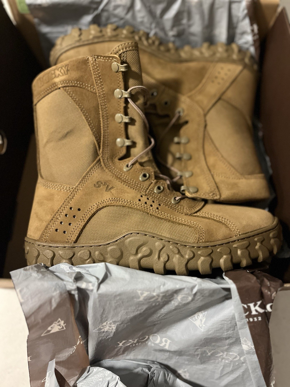 Rocky RKC050 Men’s STV 8 Inch Tactical Boot Coyote Brown