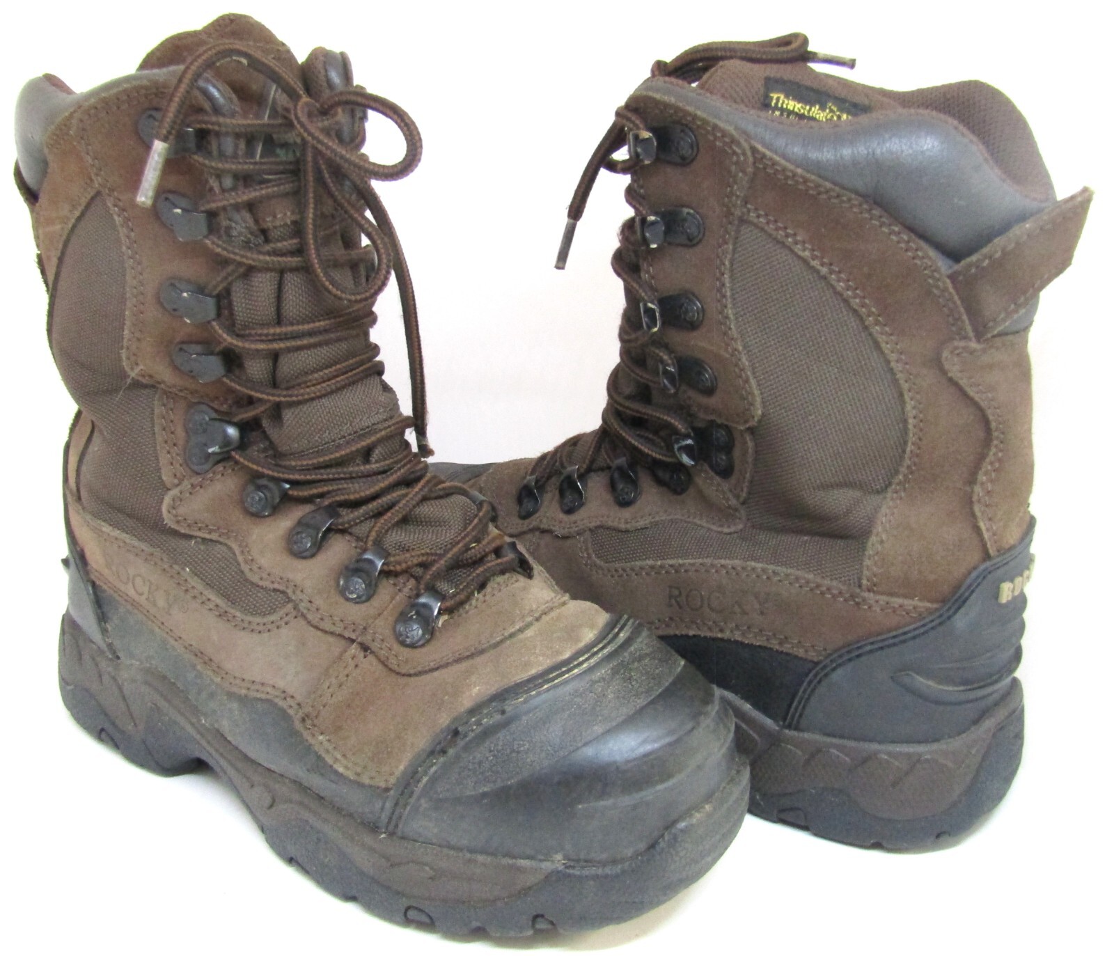 Men’s Rocky Waterproof Boots, 3654, 1000 Grams. Size 5.