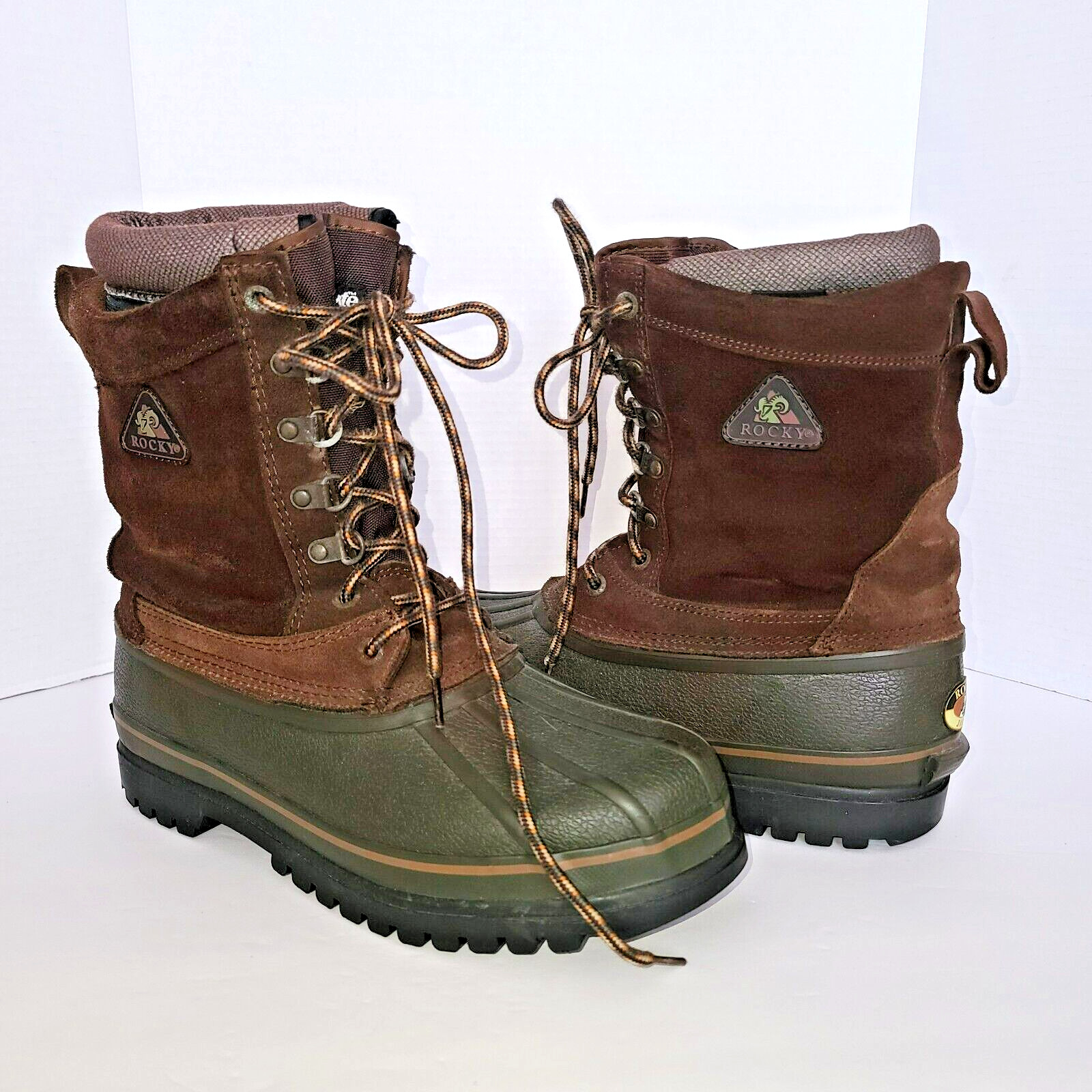 Rocky Men’s Jasper Thinsulate Outdoor Boots 7758 Size 10M Hunting Winter Duck