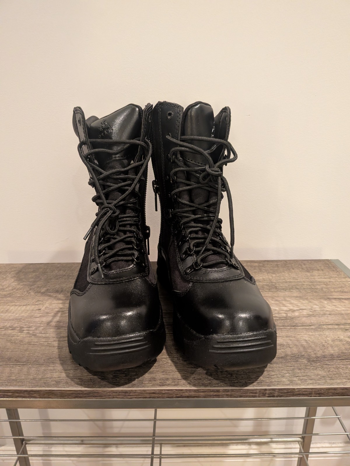 Rocky Men’s Fort Hood Side-Zip Waterproof Duty Boot Black 9 M *NEW*