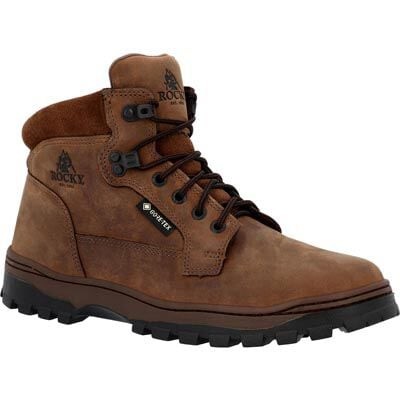Rocky Men’s Outback GORE-TEX® Waterproof Hiker Boot – RKS0683, Light Brown