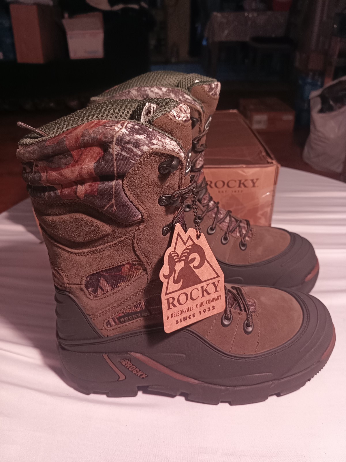 Rocky Blizzard Stalker Waterproof 1200G Insulated Boot for Men size 8 FQ0005452