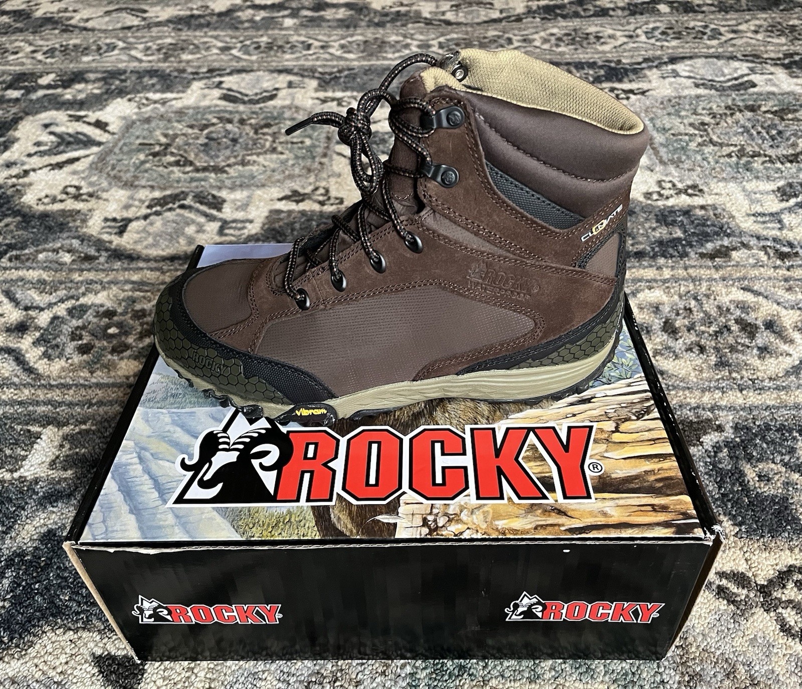 Rocky Mens Waterproof Silent Stalker Boots, Size 10W, New In Box