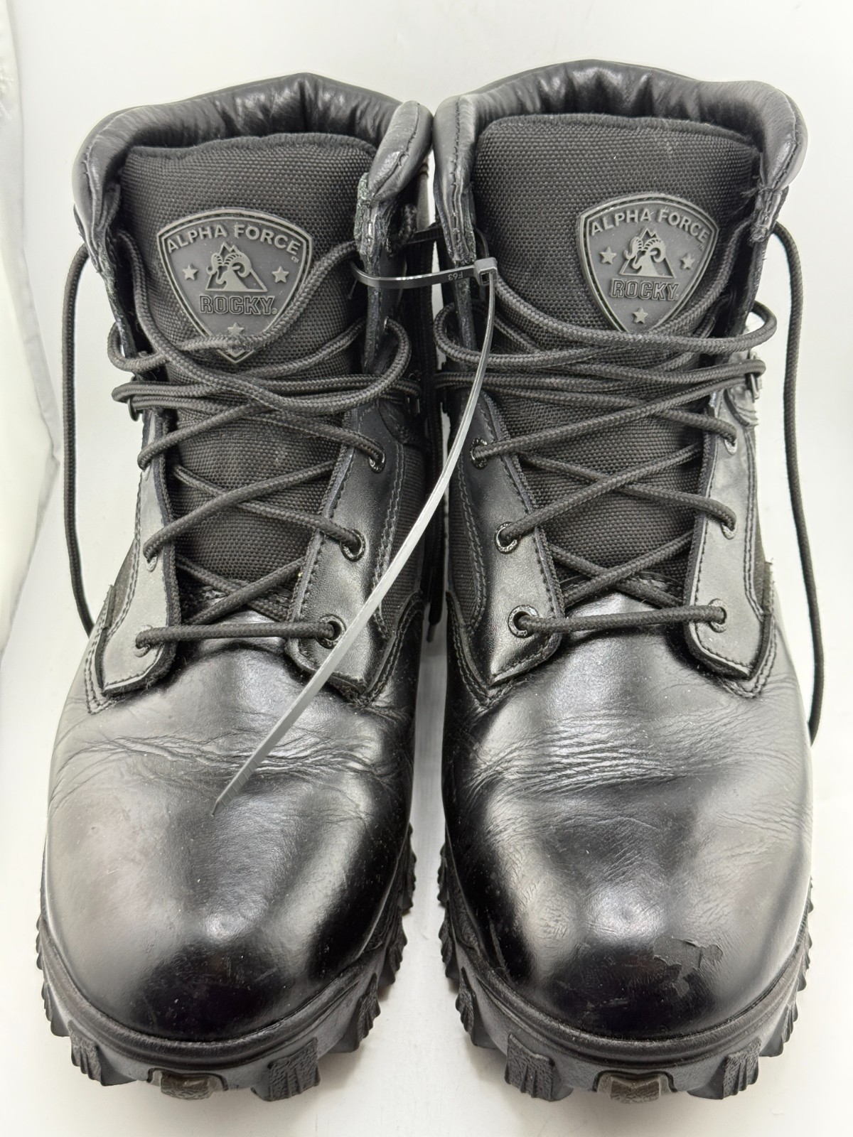 Rocky Boots Alpha Force 6” Boot 2167 Men’s 12 Black Waterproof- Lightly used