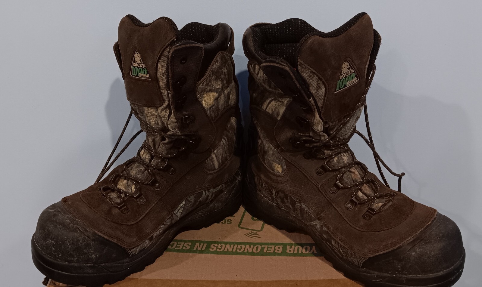 Rocky Men’s 1000 Gram Thinsulate Ultra Camo Hunting Boots FQ0004765 Size 12 Wide