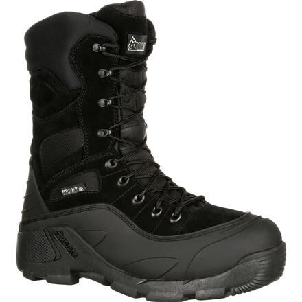 Rocky Men’s 9″ Blizzard Stalker Waterproof 1200g Insulated Boot Black – FQ000545