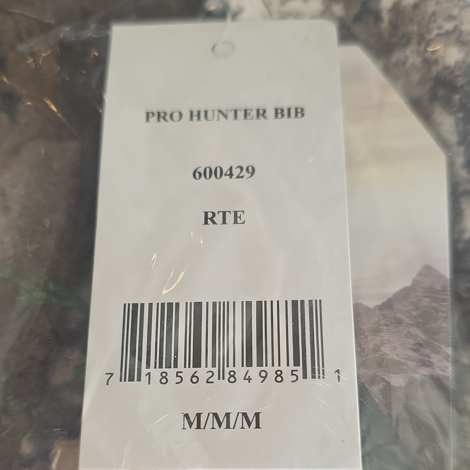 Rocky Pro Hunter Bib Pants Camouflage Brown Tan Green Men’s Size M Hunting