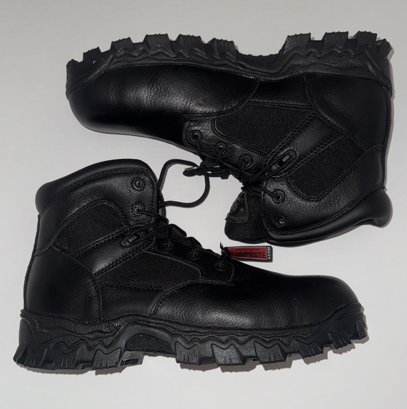 Rocky AlphaForce Composite Toe Waterproof Duty Boot. R6004. Size 13W NIB