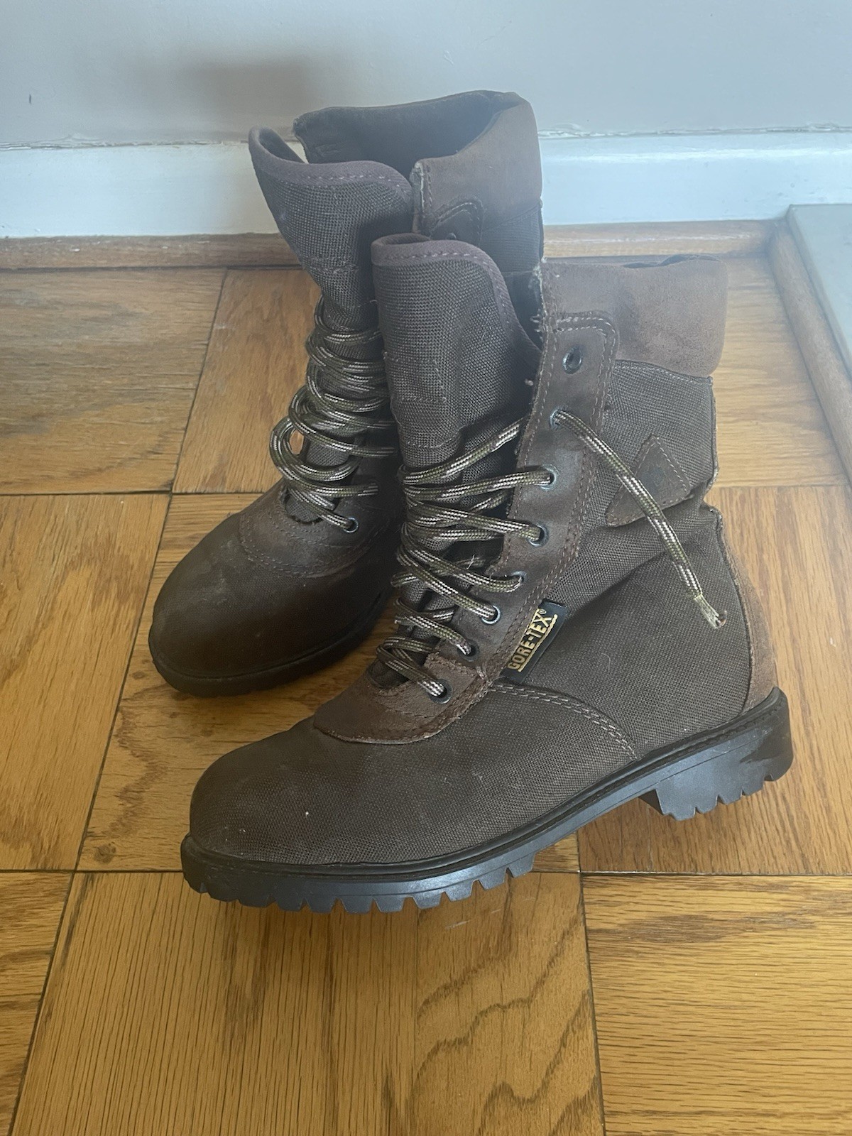 ROCKY Ranger 841 GORE-TEX Steel Toe Boots Mens 5.5 MW Brown Insulated Waterproof